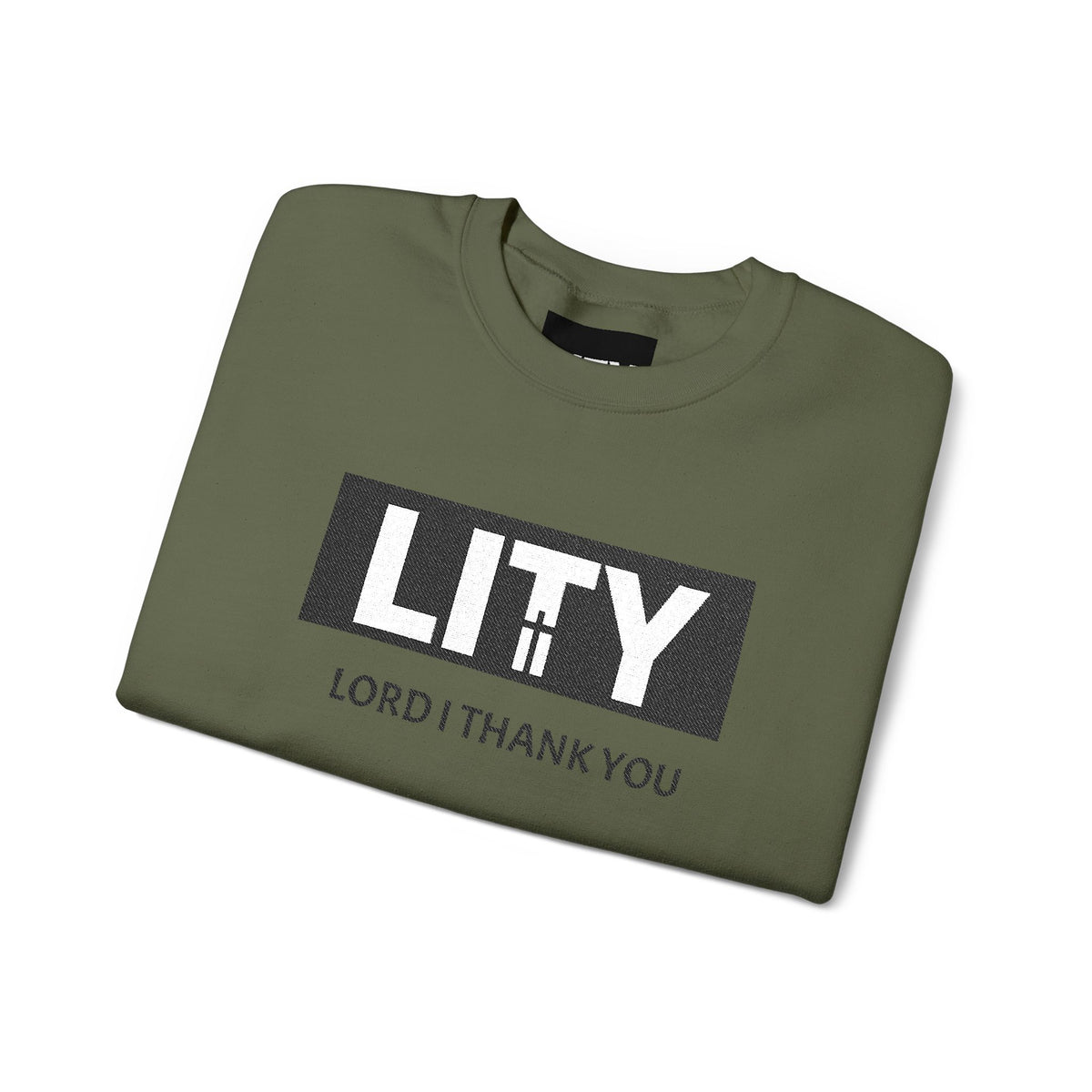 LITY Lord I Thank You Sweatshirt | Faith Graphic Crewneck