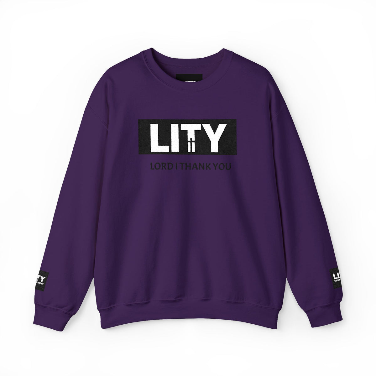 LITY Lord I Thank You Sweatshirt | Faith Graphic Crewneck