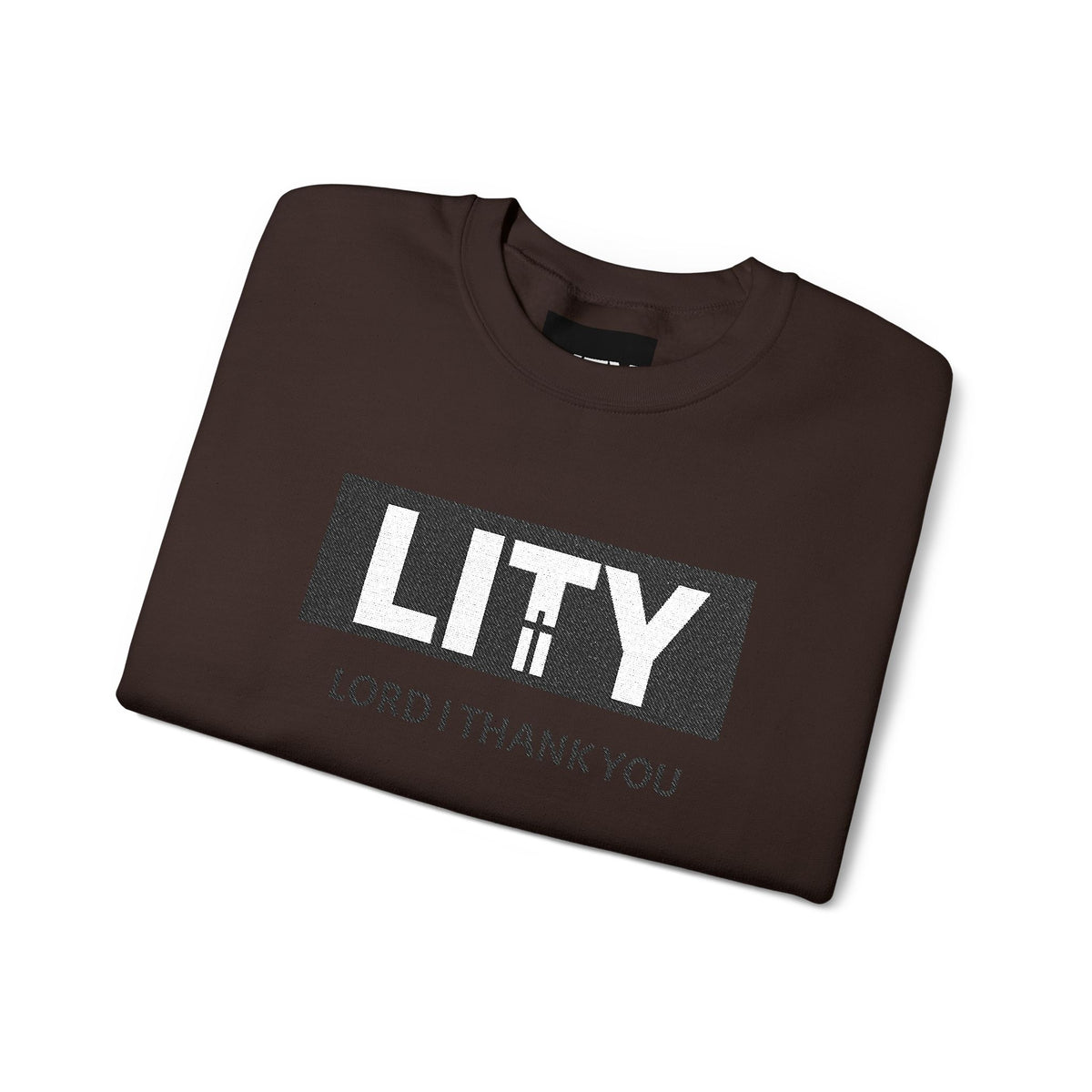 LITY Lord I Thank You Sweatshirt | Faith Graphic Crewneck